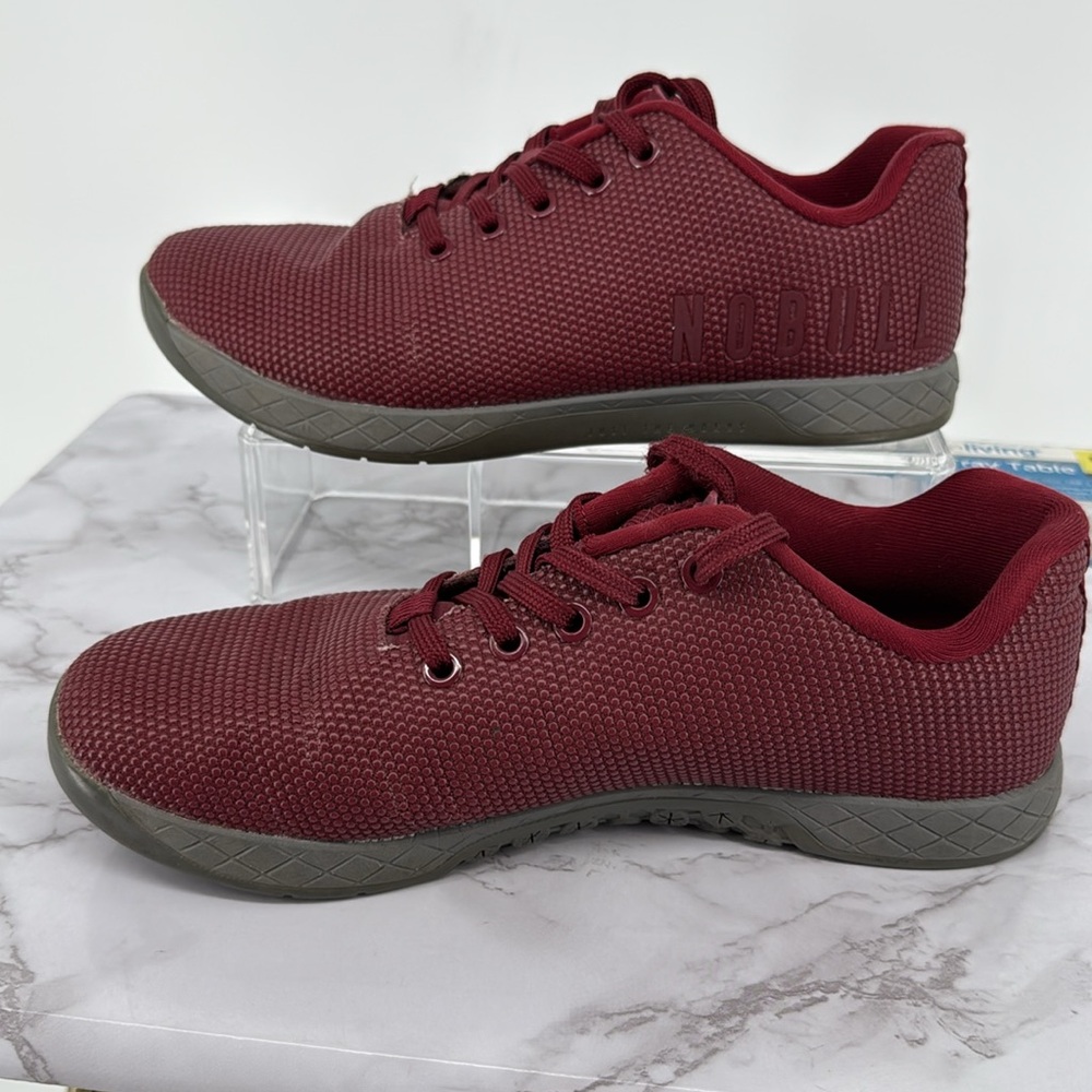 NOBULL Cabernet Gray Superfabric Trainers 7.5/9 US Running Athletic Casual - Picture 3 of 11